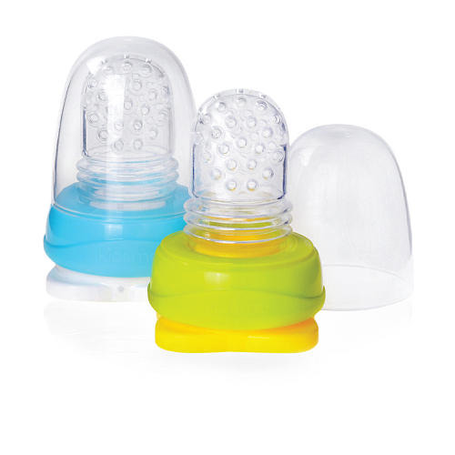 Kidsme 2 Pack Food Pouch Adaptor - Blue and Green