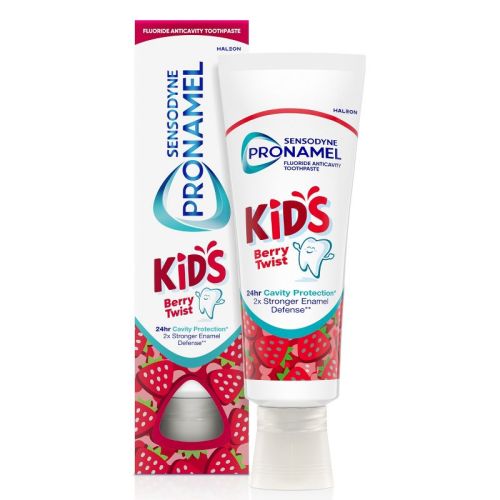 Sensodyne Pronamel Kids' Berry Twist Toothpaste - 4oz: Contains Fluoride, Paste, Sodium Fluoride, 1-Pack