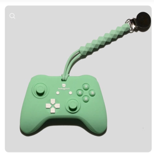 Lil Pro Controller Teether In Rosalina Green Teether – BabyGlitch