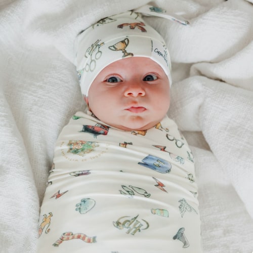 Knit Swaddle Blanket - Wizarding World