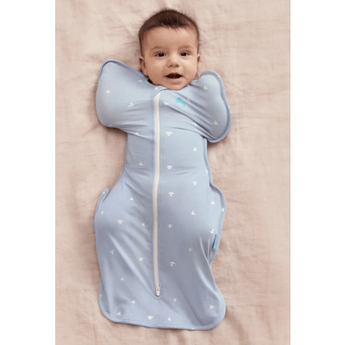 Swaddle Up™ 1.0 TOG Viscose from Bamboo Mist Blue Boats