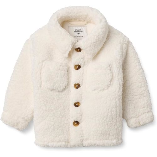Amazon Essentials Unisex-Baby Sherpa Overshirt Jacket