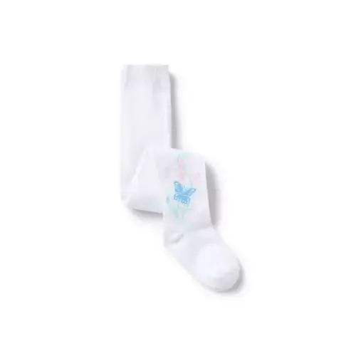 Baby White Baby Butterfly Tight by Janie and Jack