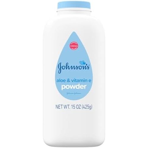 Johnson's Baby Powder with Cornstarch, Aloe & Vitamin E, 15 oz
