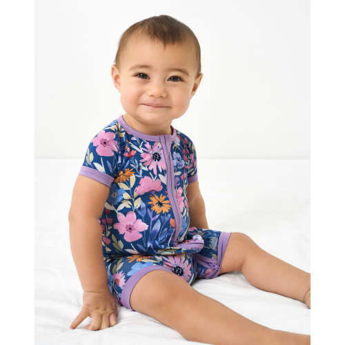 Dusk Blooms Shorty Zippy | Little Sleepies