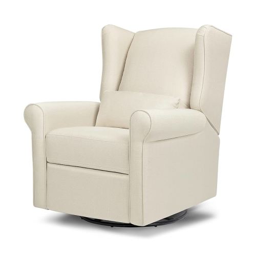 DaVinci Hayden Recliner and Swivel Glider in Natural Oat, Greenguard Gold & CertiPUR-US Certified