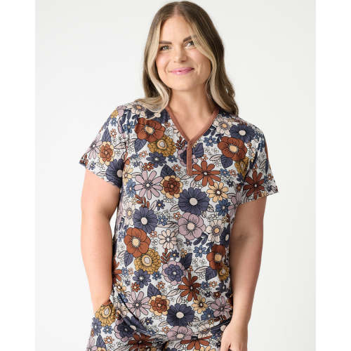 Wildwood Floral Women's Short Sleeve Pajama Top