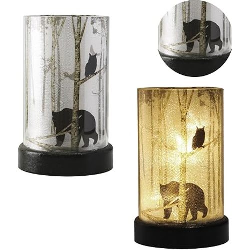 Battery Operated Table Lamp LED Bulb Bear