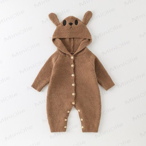 Baby Bear Hooded Romper