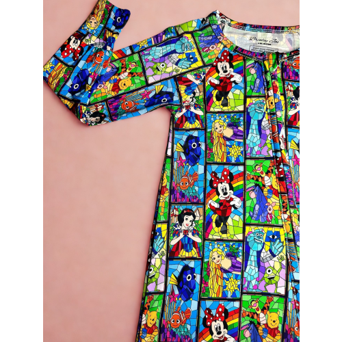 Stained Glass Bamboo Romper