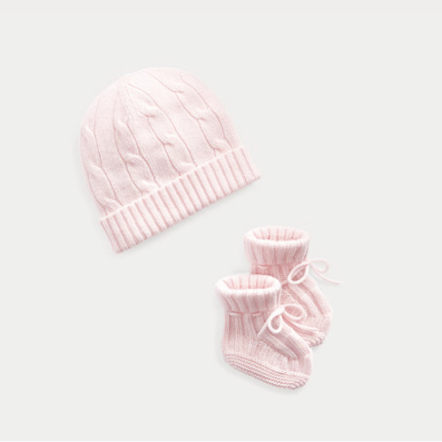 Cashmere Hat & Booties Set | Hats & Mittens ACCESSORIES | Ralph Lauren