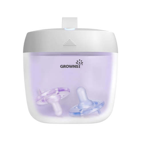 White MiniPure UV-C LED | Portable Pacifier Sterilizer – GROWNSY