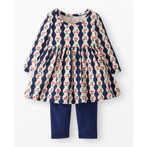 Baby Long Sleeve Skater Dress & Leggings Set