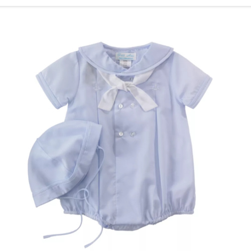 Petit Ami Baby Boys Sailor Romper | Belk
