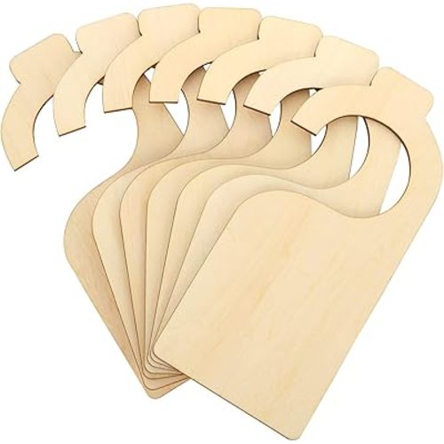 21 Pack Blank Clothing Rack Divider, Wooden Closet Size Divider, Closet Dividers Hanging Closet Dividers for Home Nursery Baby Clothes