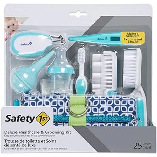 Safety 1st Deluxe 25-Piece Baby Healthcare and Grooming Kit (Arctic Blue)