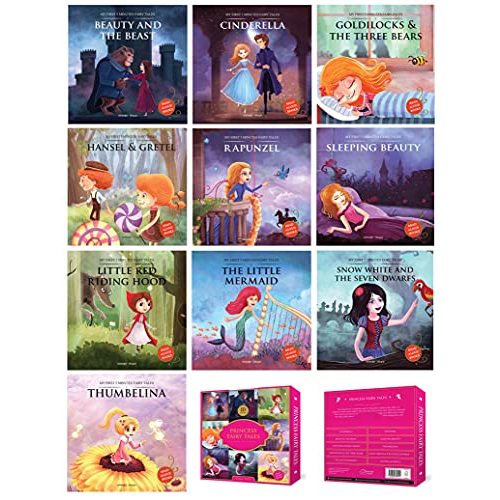 Princess Fairy Tales Boxset: A Set of 10 Classic Children Fairy Tales (Abridged and Retold)