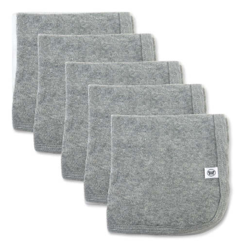 5-Pack Organic Cotton Baby Terry Wash Cloths | Honest Baby Clothing