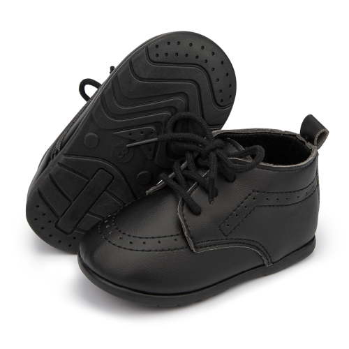 HsdsBebe Baby Boys Girls Walking Shoes Infant Oxford Dress Shoe Loafers Brogue Flats for First Steps Walkers 0-24M