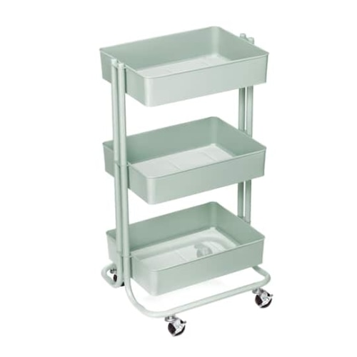 Lexington 3-Tier Rolling Cart by Simply Tidy®, Color: Eucalyptus | Michaels