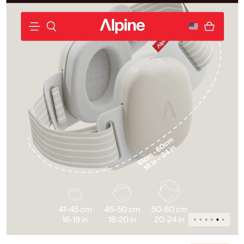 Muffy Baby Comfort Baby Ear Protection | Alpine