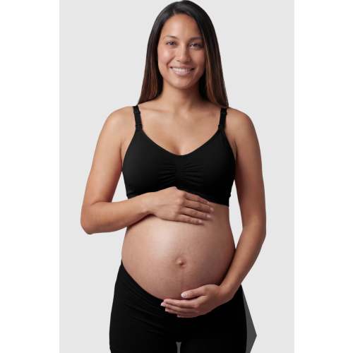 Seamless Ruched Front Maternity Nursing Bra