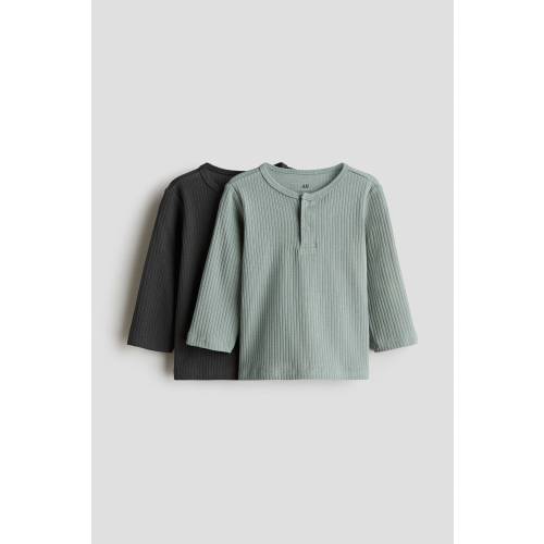2-PACK RIBBED JERSEY SHIRTS