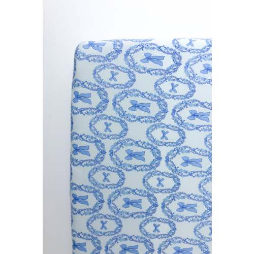 Julia Bow Crib Sheet