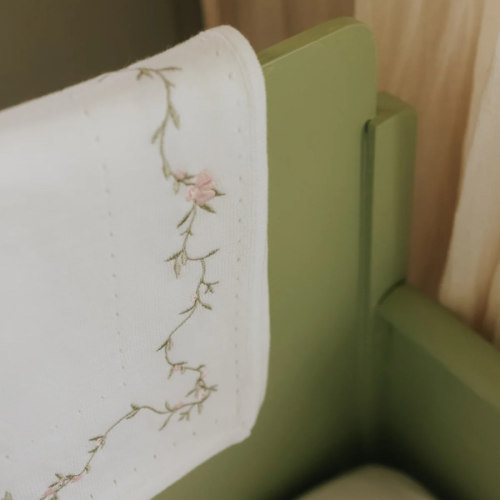 Rosette Knit Blanket