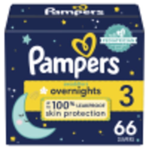 Pampers Swaddlers Overnight Diapers - Size 4, 116
