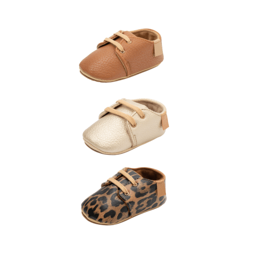 Unisex Lace Moccasin Shoes For Baby