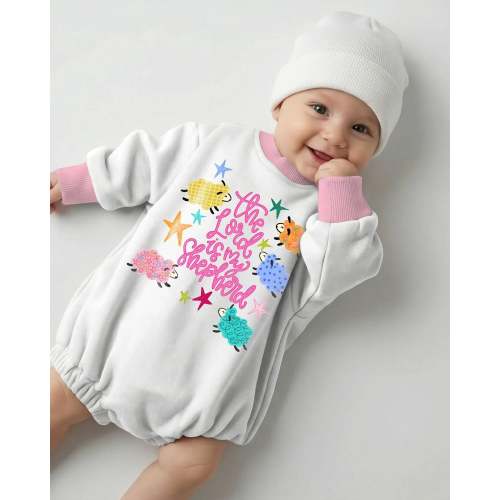 The Lord Is My Shepherd Bamboo Bubble Romper – Zumbamboo