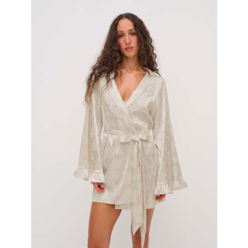 Audrey Robe — Cream | For Love & Lemons
