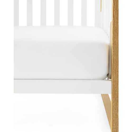Sateen Crib Sheet | Serena and Lily - White