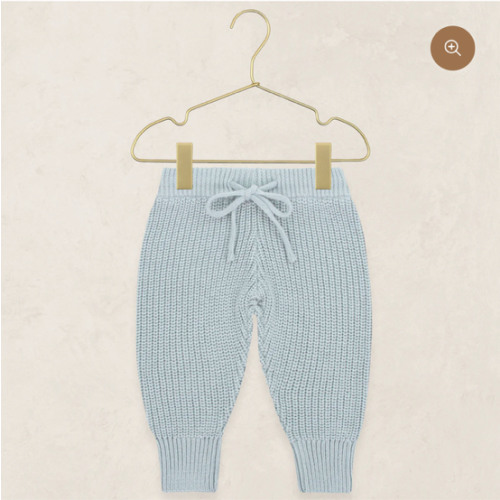 Knit Jogger Pant in Steele - NB to 3mo