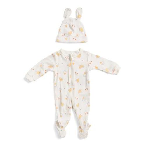 Newborn Chicks Footed Bodysuit With Hat | Boys' Pajamas | TJ Maxx
