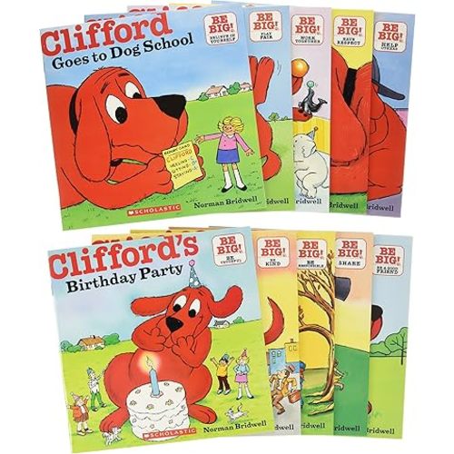 Cliffords Big Red Box. 50th Anniversary Pack (10 Book Set) ( Big Red Dog Fiftieth Anniversary Set ( Total 10 ) )(Chinese Edition)