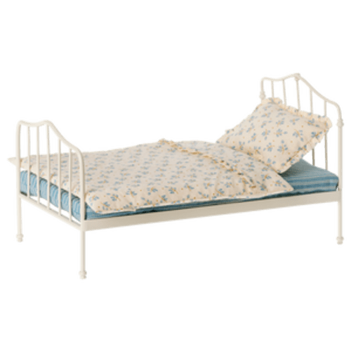 Bed, Miniature - Blue - Maileg USA