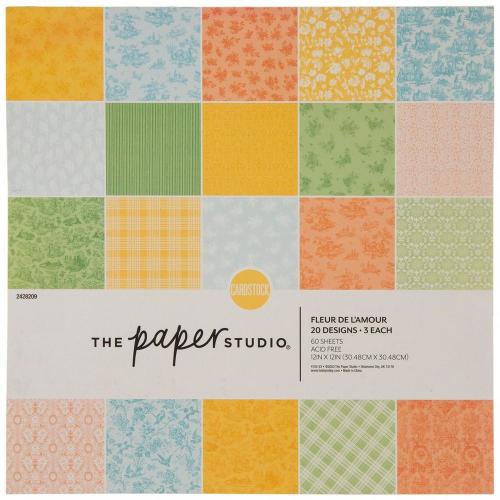 Fleur De L'Amour Paper Pack - 12" x 12"