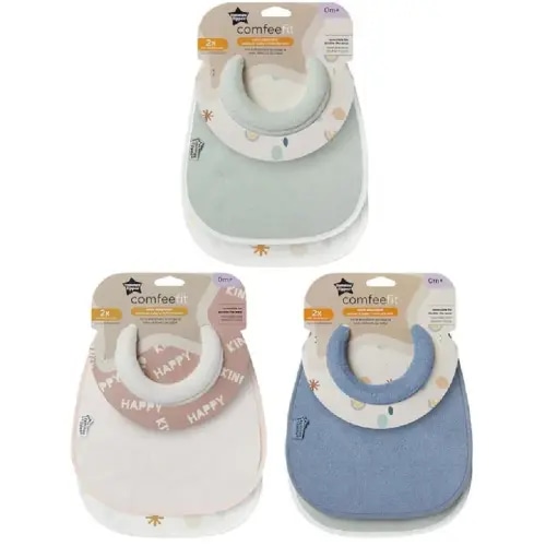 Tommee Tippee Milk Feeding Bibs 2Pk | Baby Bunting AU