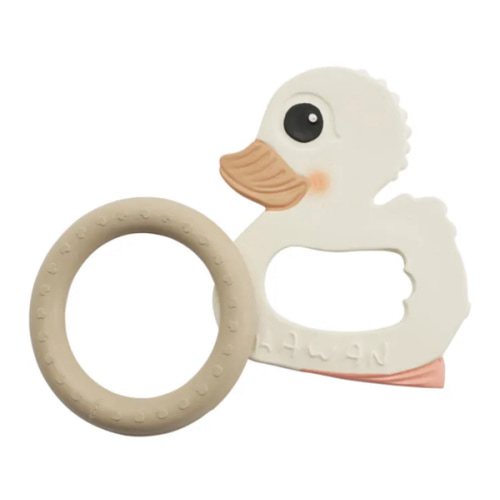 Hevea - Soothing Pack - Set of 2 Teething Toys - Nude | Smallable