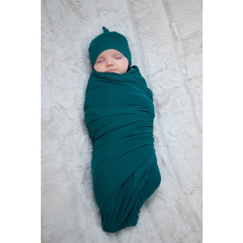 Baby Swaddle Set: Deep Teal – Lila