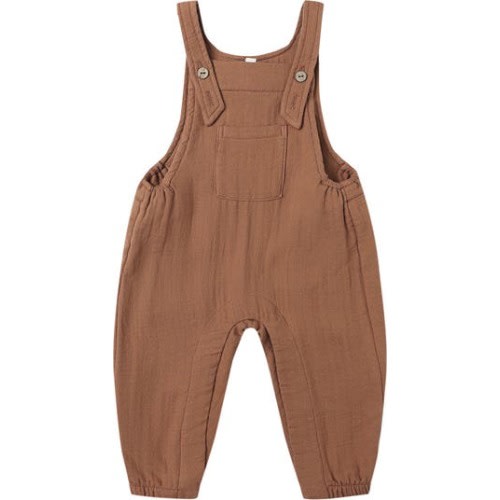 Organic Cotton Jersey Overalls, 0-3M