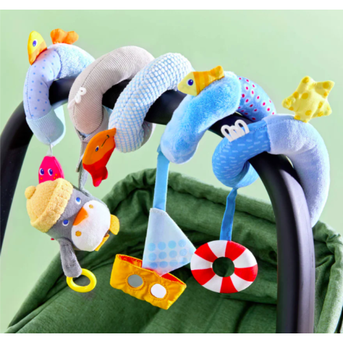 Penguin Activity Spiral Stroller & Car Seat Toy– HABA USA