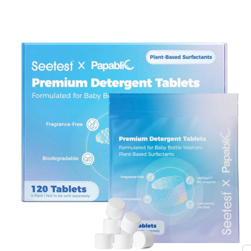 Papablic Upgraded Detergent Soap Tablets, 120 Count