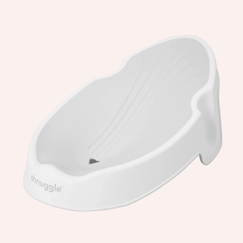 Newborn Baby Bath Support - White