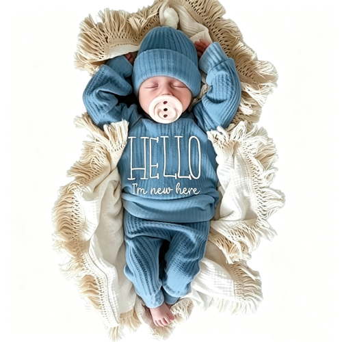 Ylsteed, Newborn Baby Clothes Outfit, 0-1 Months, Blue