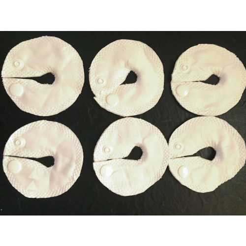 G Tube pads, gtube gj-tube mic-key pads -white