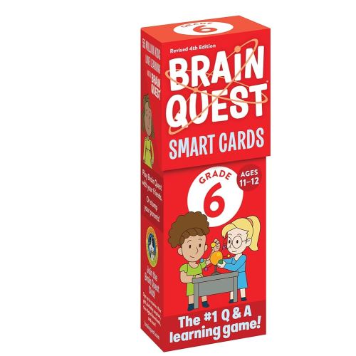 Brain Quest 6th Grade Smart Cards Revised 4th Edition (Brain Quest Smart Cards)
