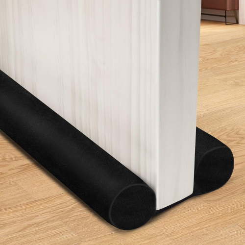 Door Noise Blocker Door Draft Stopper Under Door Sweep Weather Stripping Door Seal Guard Soundproofing 30" to 36" Adjustable Door Stopper for Bottom of Door